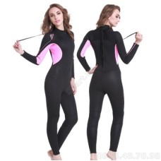 Bộ Bơi Liền Nữ Giữ Nhiệt Dày Wetsuit 3mm Sbart 1013 - Đen Hồng